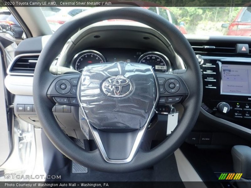 Celestial Silver Metallic / Ash 2020 Toyota Camry LE AWD