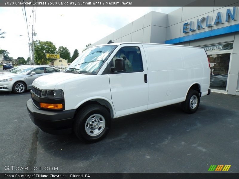 Summit White / Medium Pewter 2020 Chevrolet Express 2500 Cargo WT