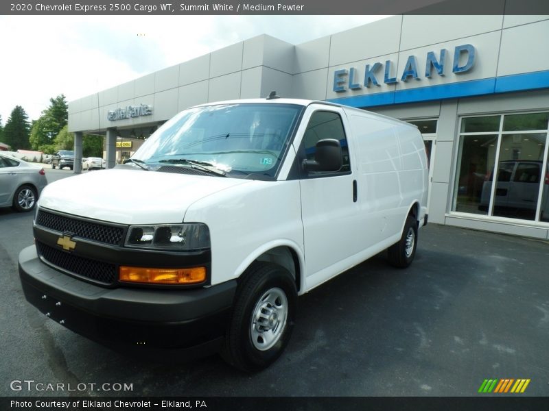 Summit White / Medium Pewter 2020 Chevrolet Express 2500 Cargo WT