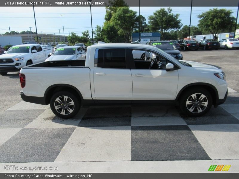 White Diamond Pearl / Black 2019 Honda Ridgeline RTL