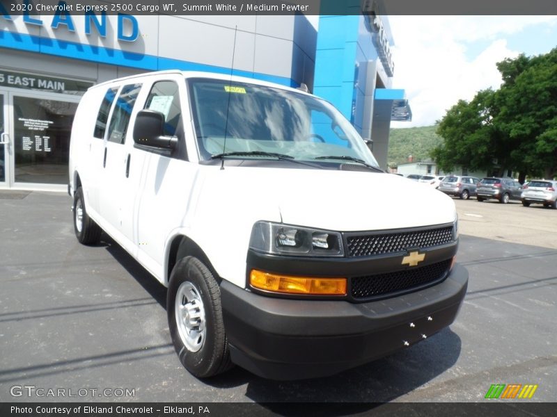 Summit White / Medium Pewter 2020 Chevrolet Express 2500 Cargo WT