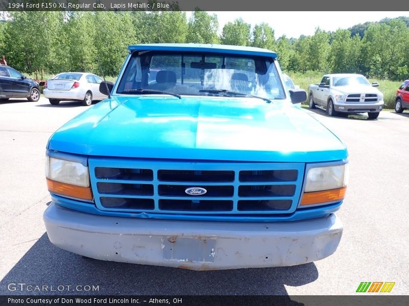 Lapis Metallic / Blue 1994 Ford F150 XL Regular Cab