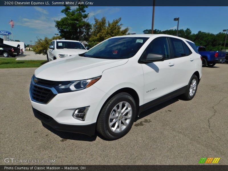 Summit White / Ash Gray 2020 Chevrolet Equinox LS