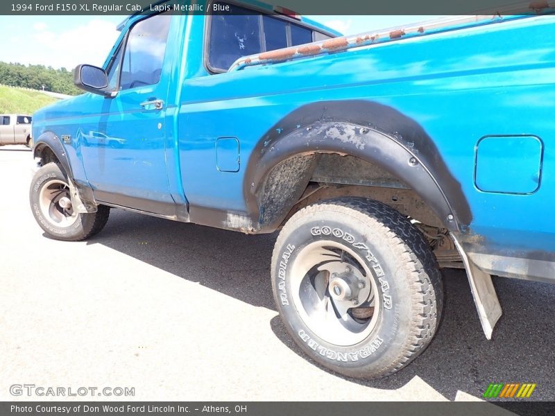 Lapis Metallic / Blue 1994 Ford F150 XL Regular Cab