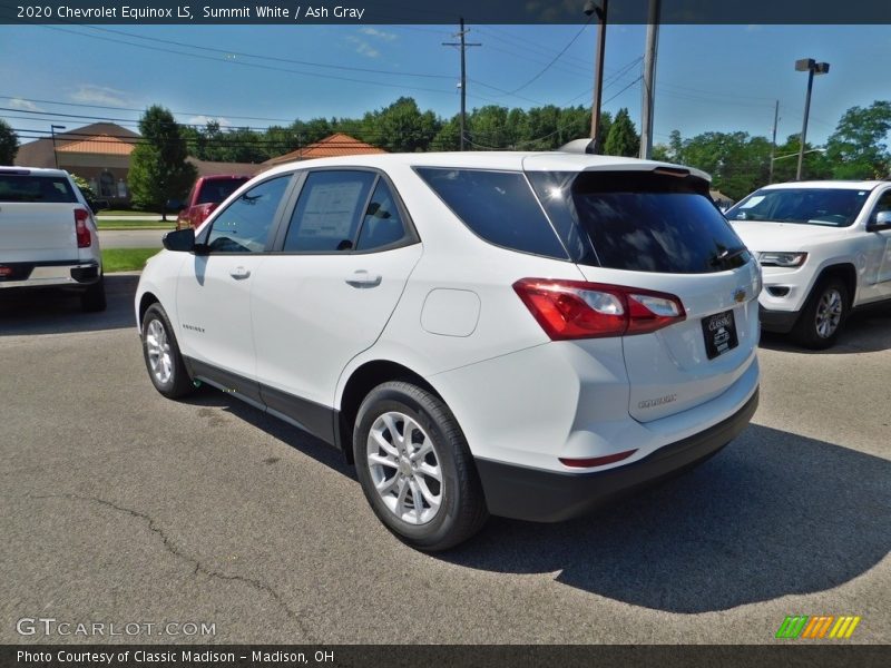 Summit White / Ash Gray 2020 Chevrolet Equinox LS