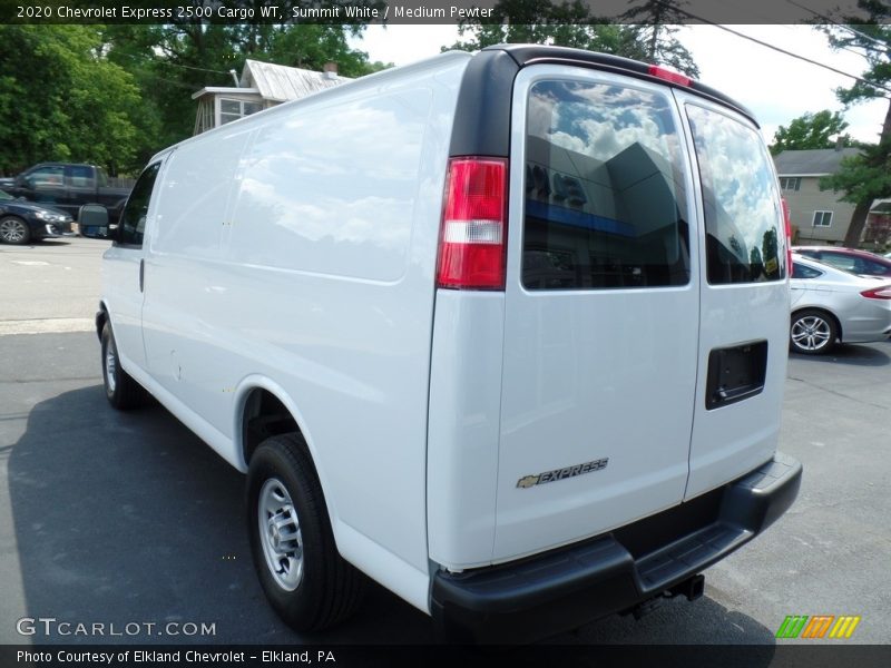 Summit White / Medium Pewter 2020 Chevrolet Express 2500 Cargo WT