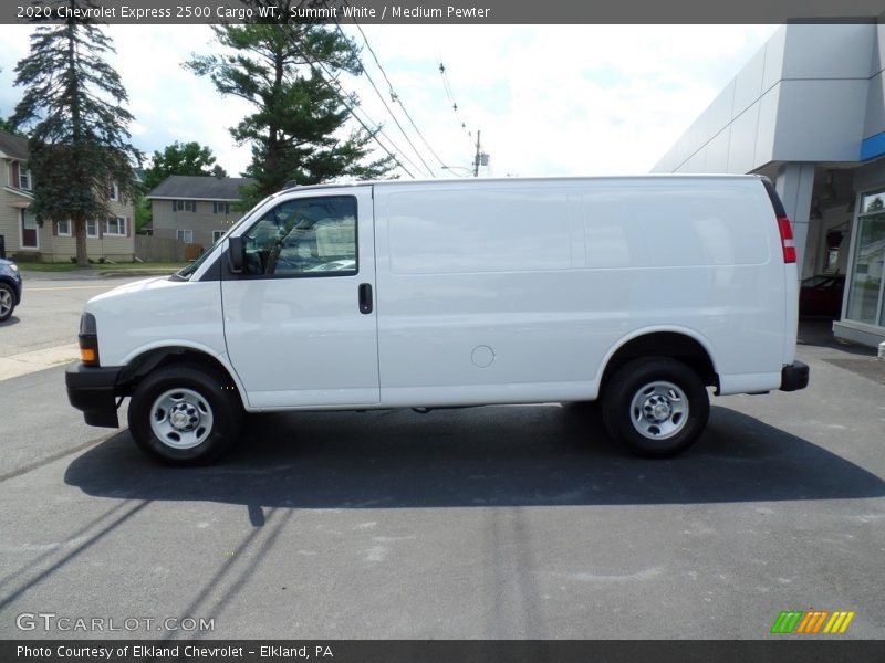 Summit White / Medium Pewter 2020 Chevrolet Express 2500 Cargo WT