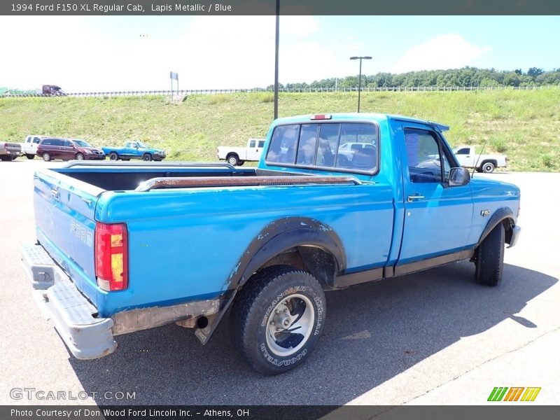 Lapis Metallic / Blue 1994 Ford F150 XL Regular Cab
