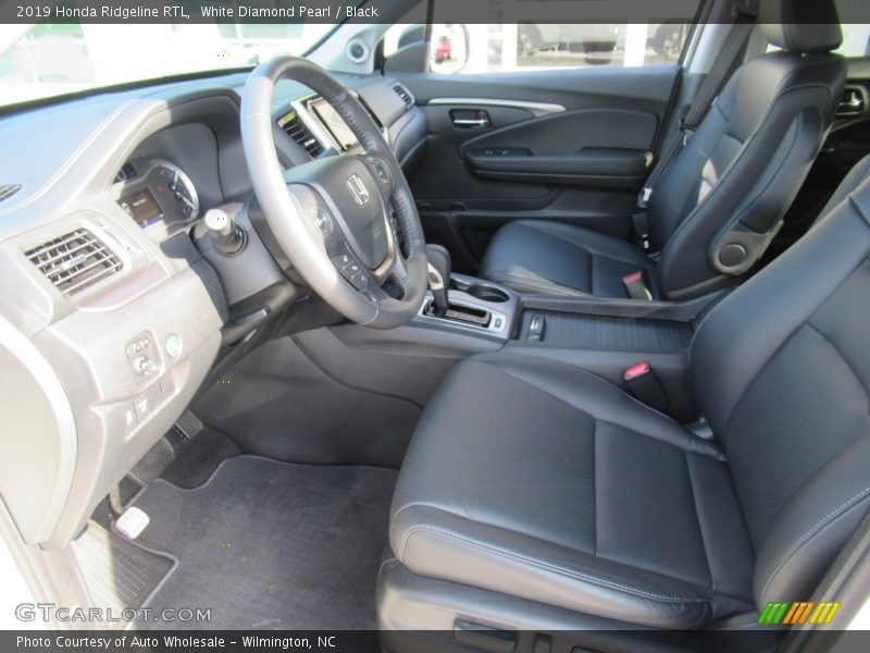 White Diamond Pearl / Black 2019 Honda Ridgeline RTL