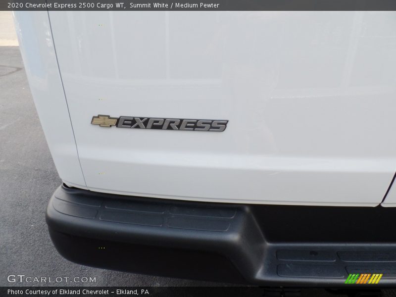 Summit White / Medium Pewter 2020 Chevrolet Express 2500 Cargo WT