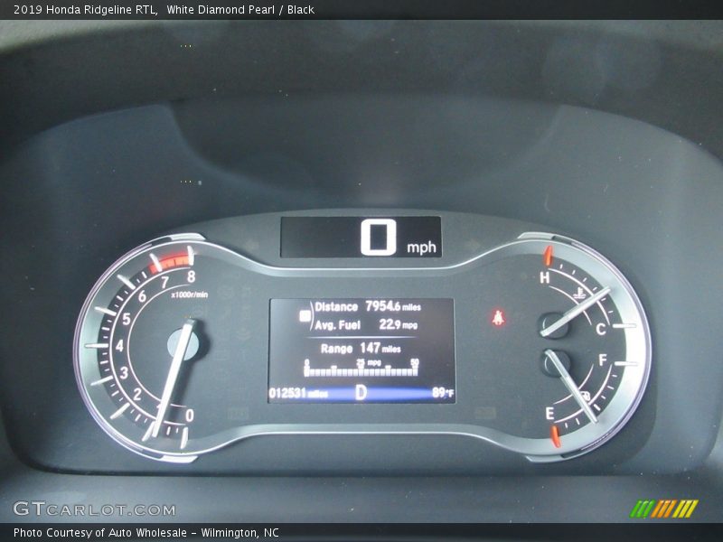 White Diamond Pearl / Black 2019 Honda Ridgeline RTL