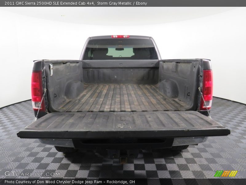 Storm Gray Metallic / Ebony 2011 GMC Sierra 2500HD SLE Extended Cab 4x4