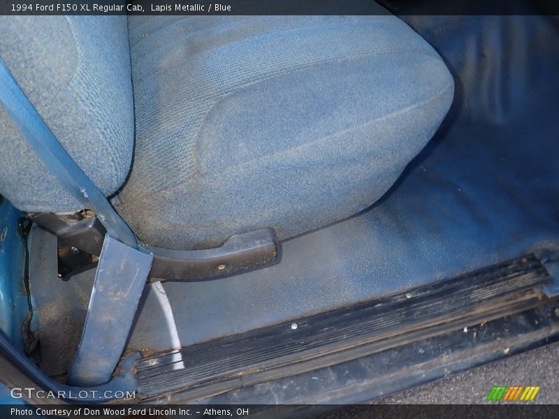 Lapis Metallic / Blue 1994 Ford F150 XL Regular Cab