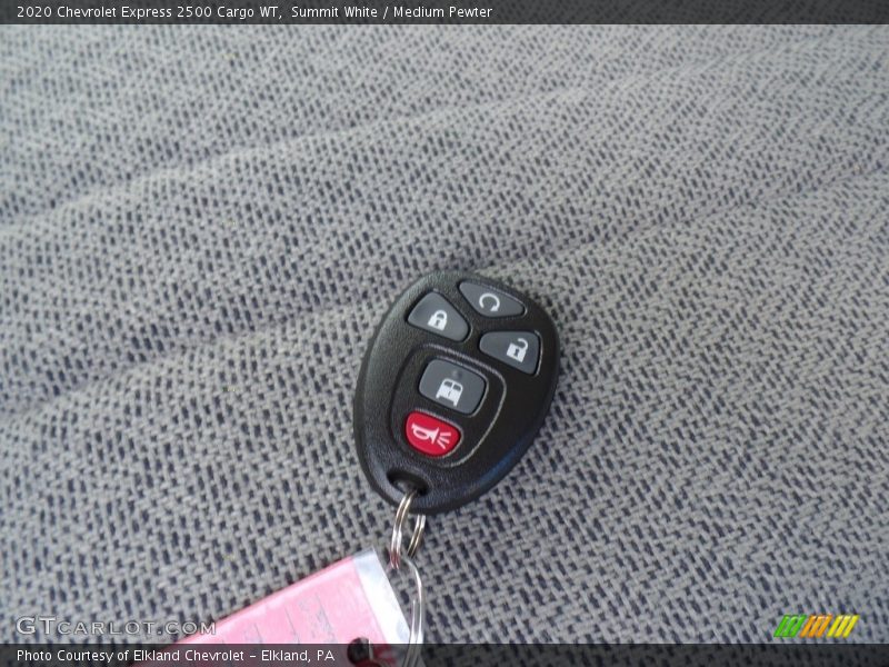 Summit White / Medium Pewter 2020 Chevrolet Express 2500 Cargo WT