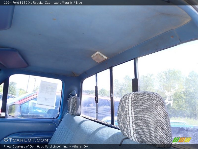Lapis Metallic / Blue 1994 Ford F150 XL Regular Cab
