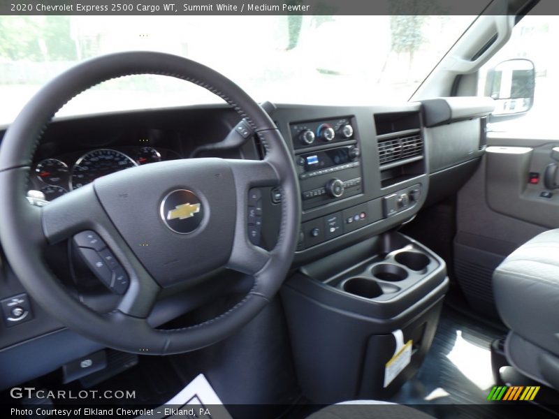 Summit White / Medium Pewter 2020 Chevrolet Express 2500 Cargo WT