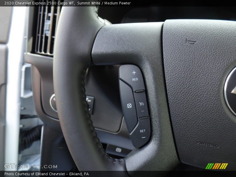 Summit White / Medium Pewter 2020 Chevrolet Express 2500 Cargo WT