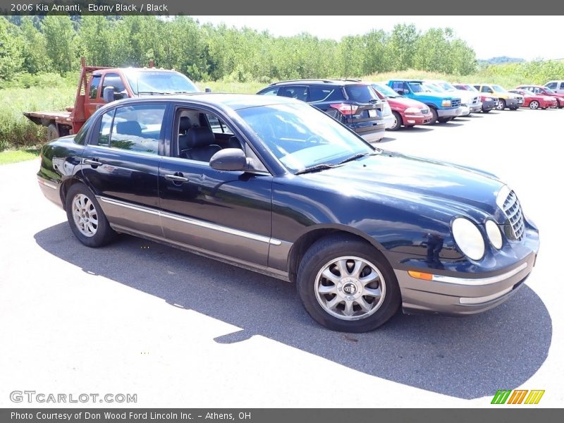 Ebony Black / Black 2006 Kia Amanti