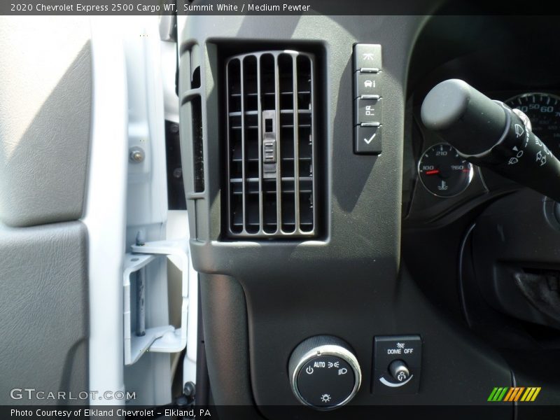 Summit White / Medium Pewter 2020 Chevrolet Express 2500 Cargo WT