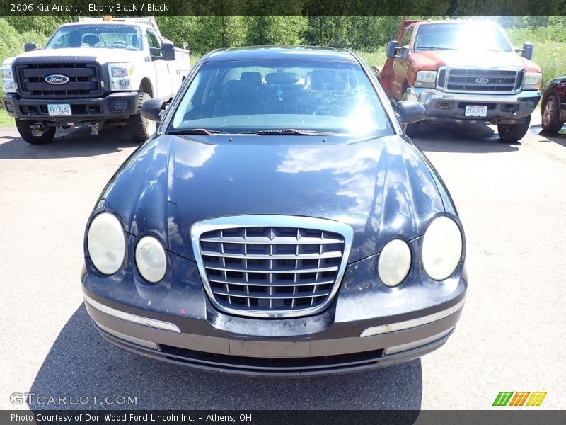 Ebony Black / Black 2006 Kia Amanti