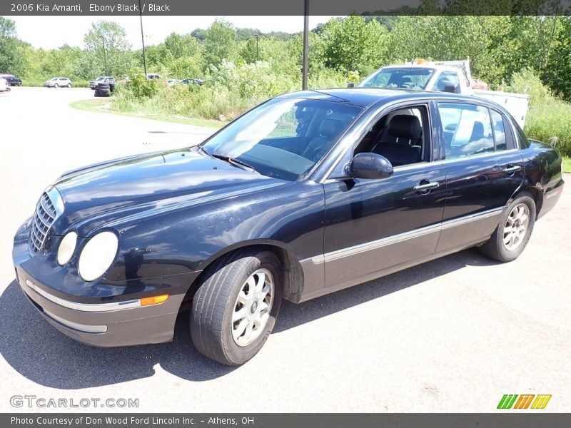 Ebony Black / Black 2006 Kia Amanti