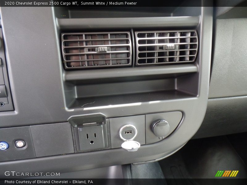 Summit White / Medium Pewter 2020 Chevrolet Express 2500 Cargo WT