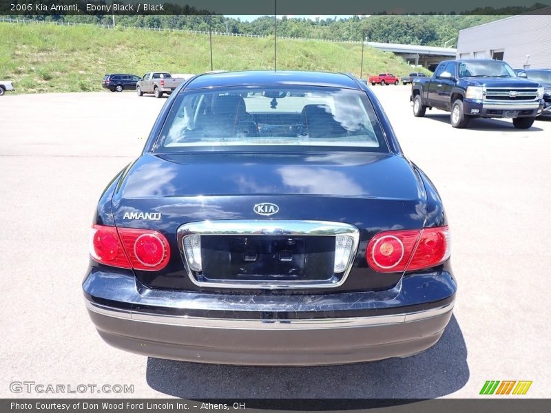 Ebony Black / Black 2006 Kia Amanti