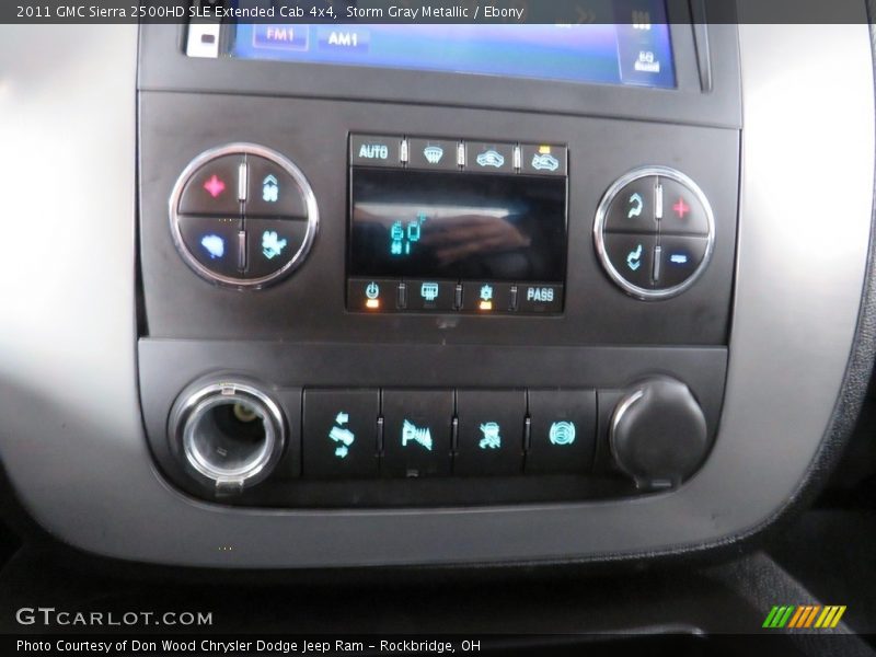 Storm Gray Metallic / Ebony 2011 GMC Sierra 2500HD SLE Extended Cab 4x4