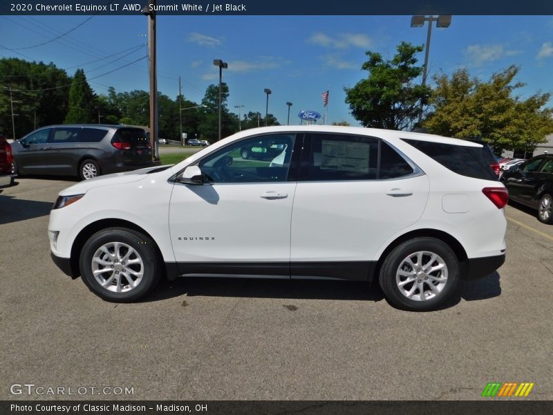 Summit White / Jet Black 2020 Chevrolet Equinox LT AWD