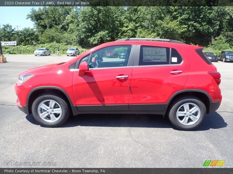 Red Hot / Jet Black 2020 Chevrolet Trax LT AWD
