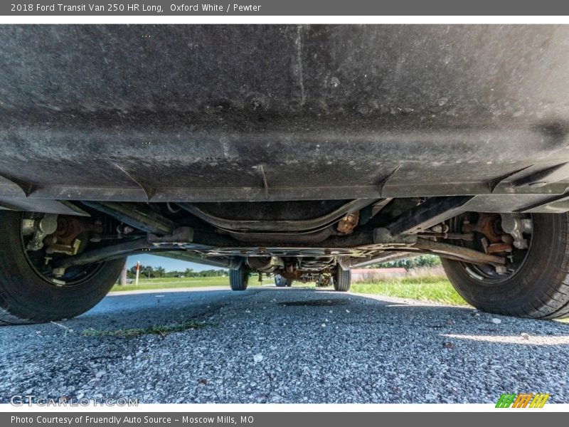 Oxford White / Pewter 2018 Ford Transit Van 250 HR Long