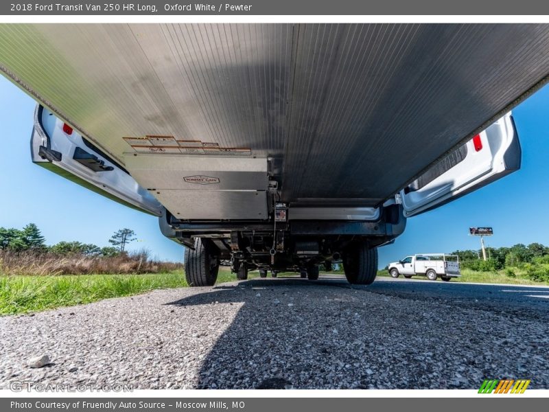 Oxford White / Pewter 2018 Ford Transit Van 250 HR Long