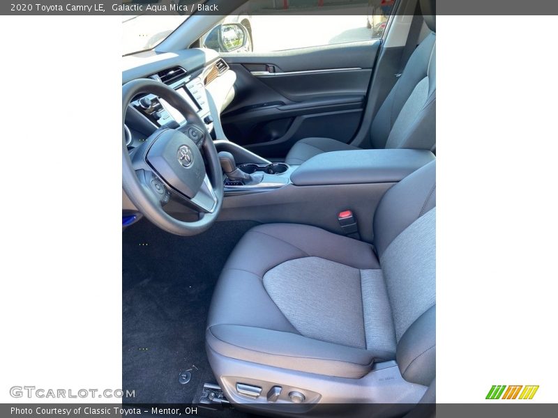 Galactic Aqua Mica / Black 2020 Toyota Camry LE