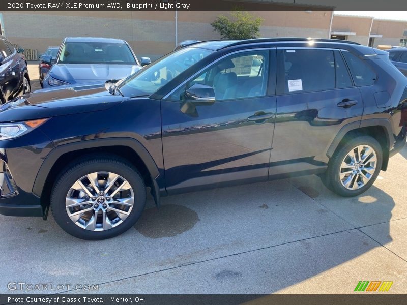 Blueprint / Light Gray 2020 Toyota RAV4 XLE Premium AWD
