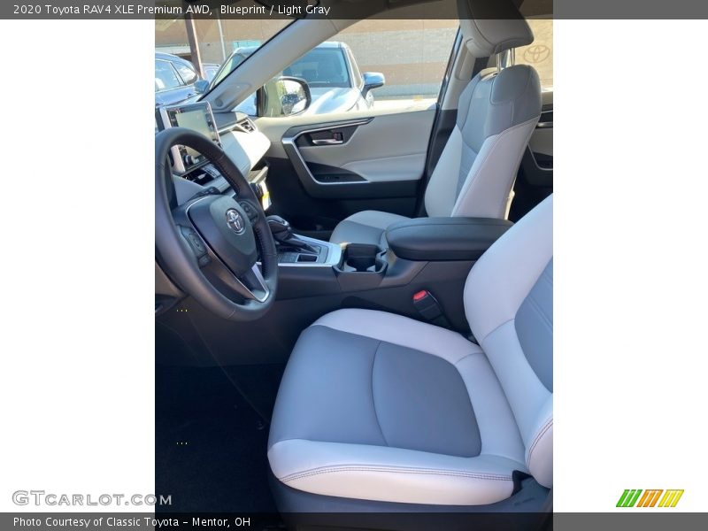 Blueprint / Light Gray 2020 Toyota RAV4 XLE Premium AWD