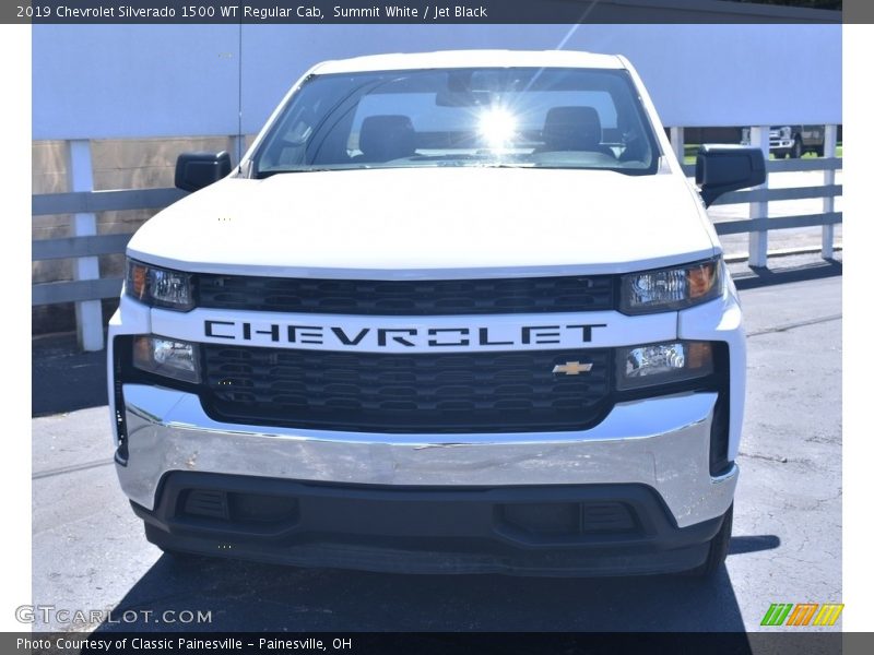 Summit White / Jet Black 2019 Chevrolet Silverado 1500 WT Regular Cab