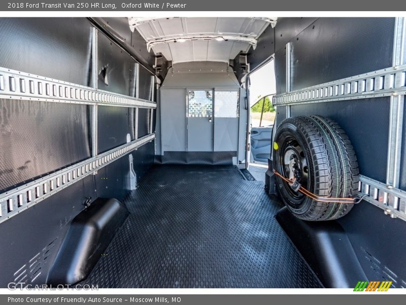 Oxford White / Pewter 2018 Ford Transit Van 250 HR Long
