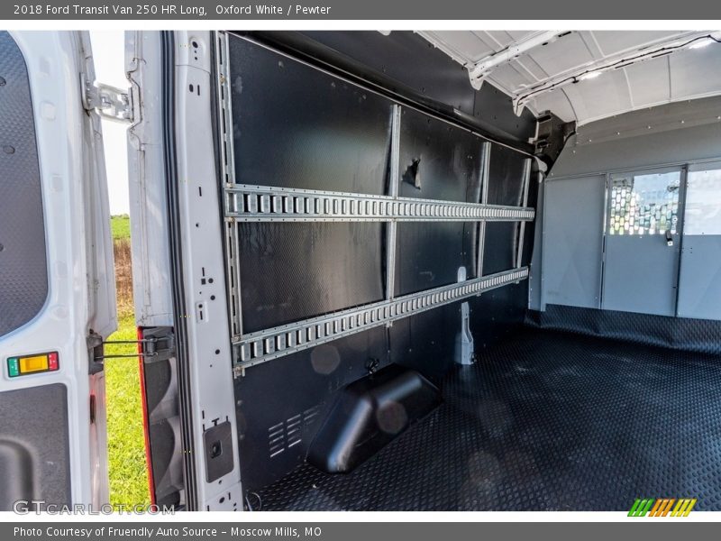 Oxford White / Pewter 2018 Ford Transit Van 250 HR Long