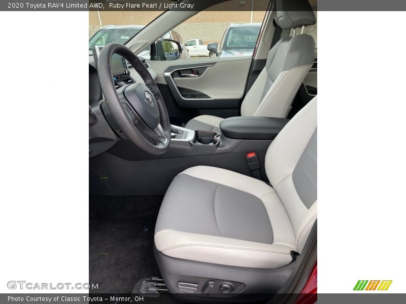 Ruby Flare Pearl / Light Gray 2020 Toyota RAV4 Limited AWD