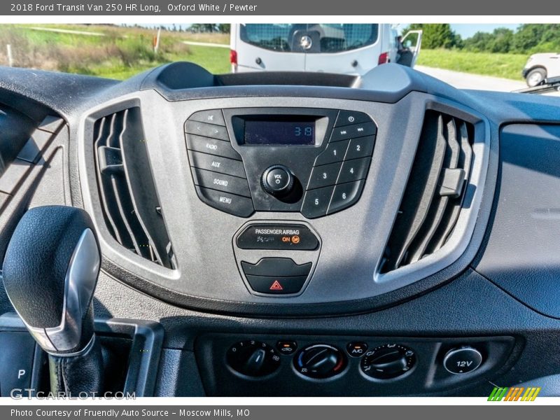 Oxford White / Pewter 2018 Ford Transit Van 250 HR Long