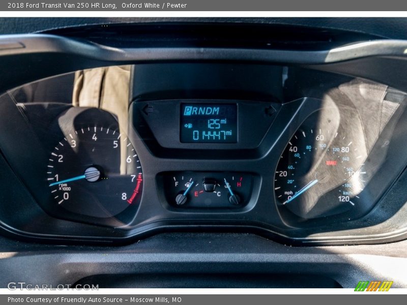 Oxford White / Pewter 2018 Ford Transit Van 250 HR Long