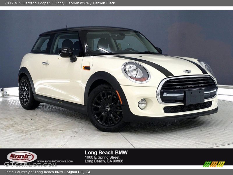 Pepper White / Carbon Black 2017 Mini Hardtop Cooper 2 Door