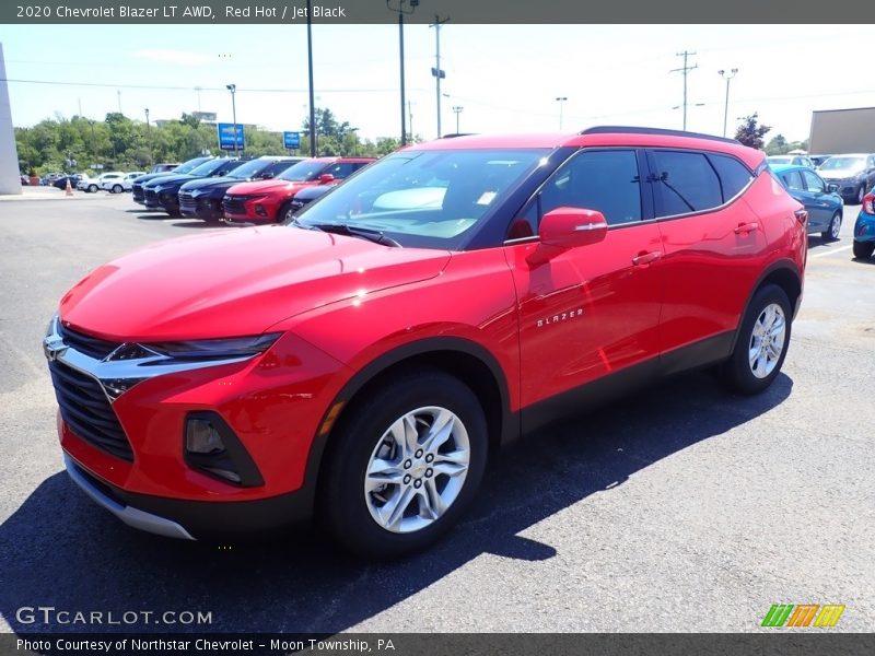 Red Hot / Jet Black 2020 Chevrolet Blazer LT AWD