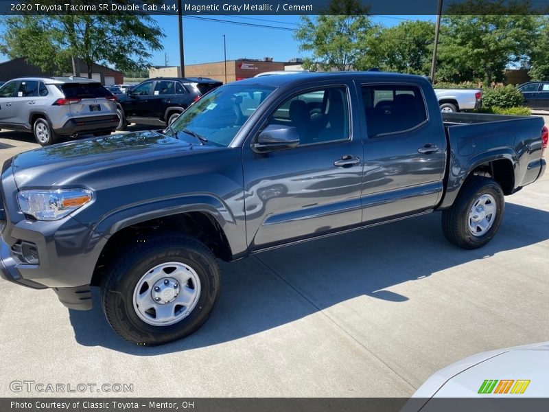 Magnetic Gray Metallic / Cement 2020 Toyota Tacoma SR Double Cab 4x4