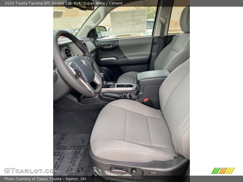Super White / Cement 2020 Toyota Tacoma SR5 Double Cab 4x4