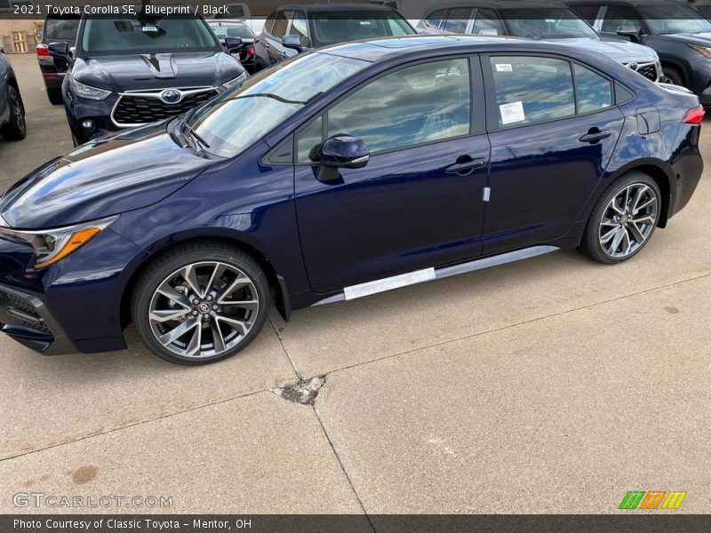 Blueprint / Black 2021 Toyota Corolla SE