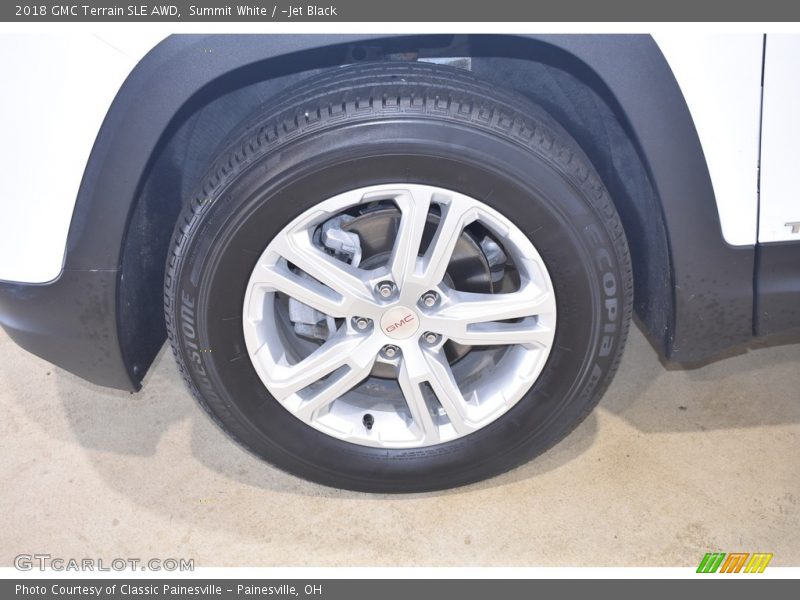 Summit White / ­Jet Black 2018 GMC Terrain SLE AWD