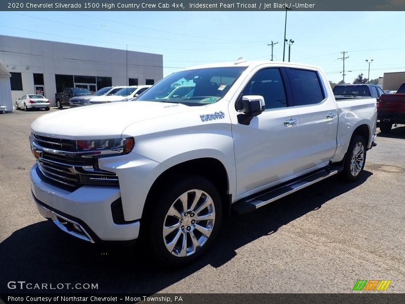 Iridescent Pearl Tricoat / Jet Black/­Umber 2020 Chevrolet Silverado 1500 High Country Crew Cab 4x4
