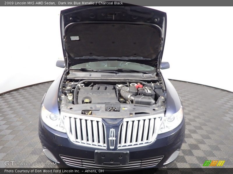 Dark Ink Blue Metallic / Charcoal Black 2009 Lincoln MKS AWD Sedan
