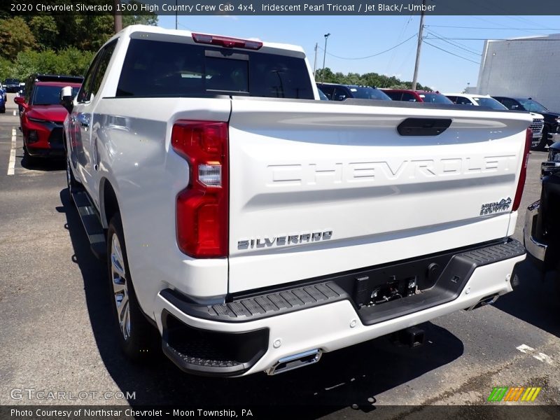 Iridescent Pearl Tricoat / Jet Black/­Umber 2020 Chevrolet Silverado 1500 High Country Crew Cab 4x4